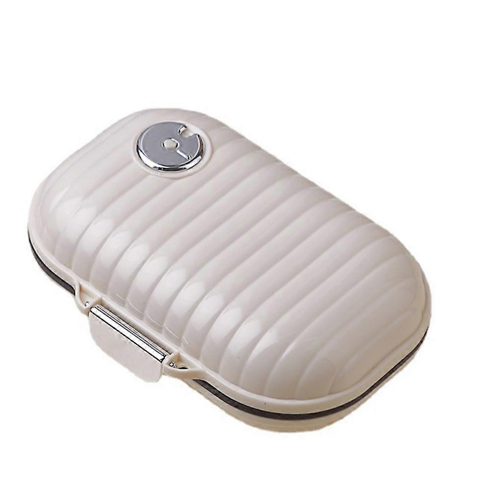 Mini Portable Tablets Dispenser Large Capacity Medicine Box Moisture-proof Sealed Tablets Storage Box