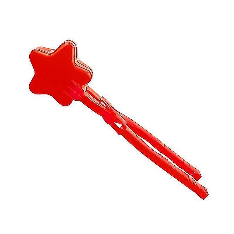 星雪玉メーカーの冬の金型ハンドルプラスチックハートスノーボールメーカー楽しい冬の屋外雪玉クリップバレンタインデーの雪玉の戦い、アウト