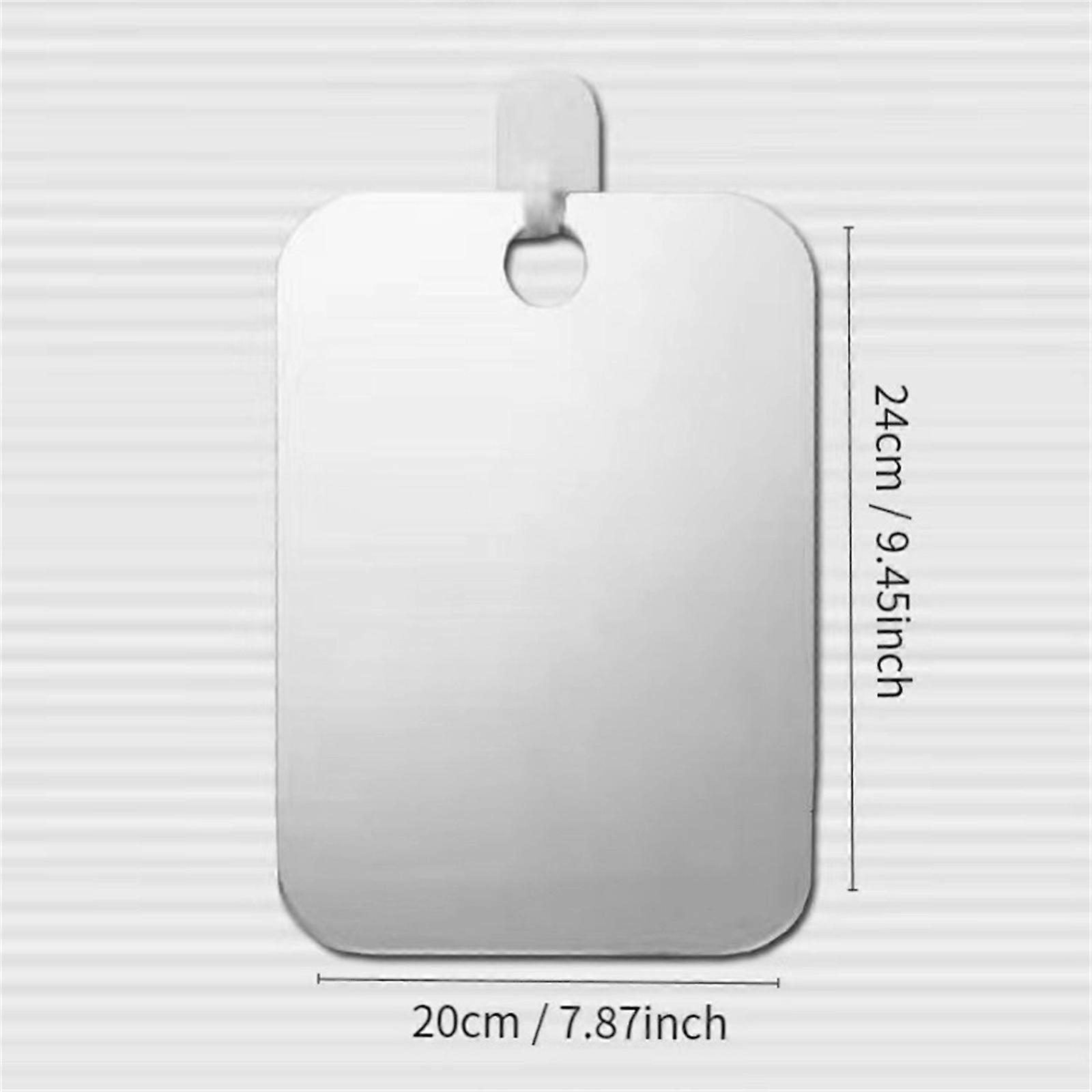 Shower Mirror Fogless For Shaving Medium Mirror For Wall Hanging Frameless Portable Travel Camping Mirrors Shatterproof Handheld Locker Shave Flye2408