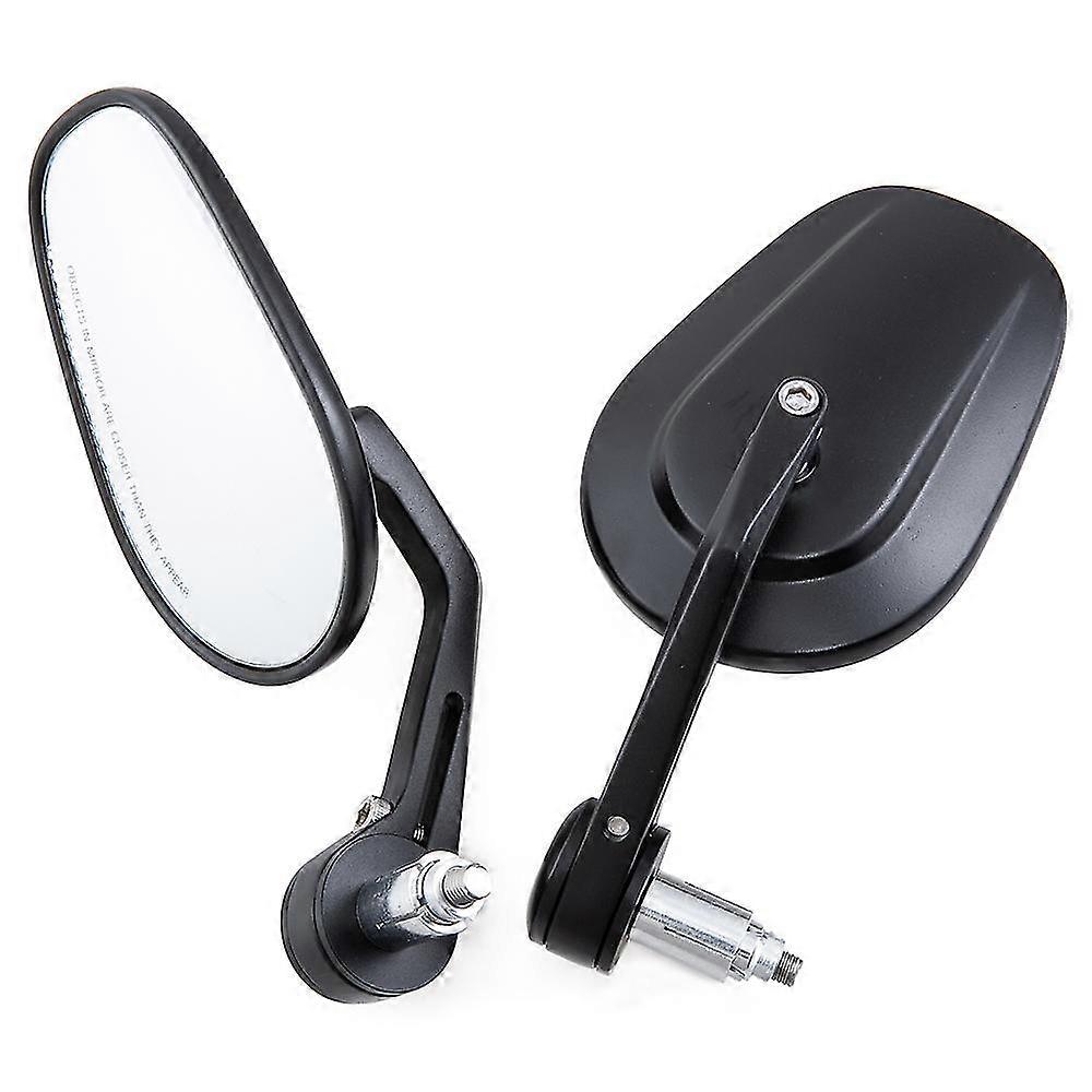 Motorcycle Handlebar Bar End Mirrors Rearview Mirror Universal 7/8" 22mm Handle Round For Suzuki Honda Kawasaki Scooters Ducati