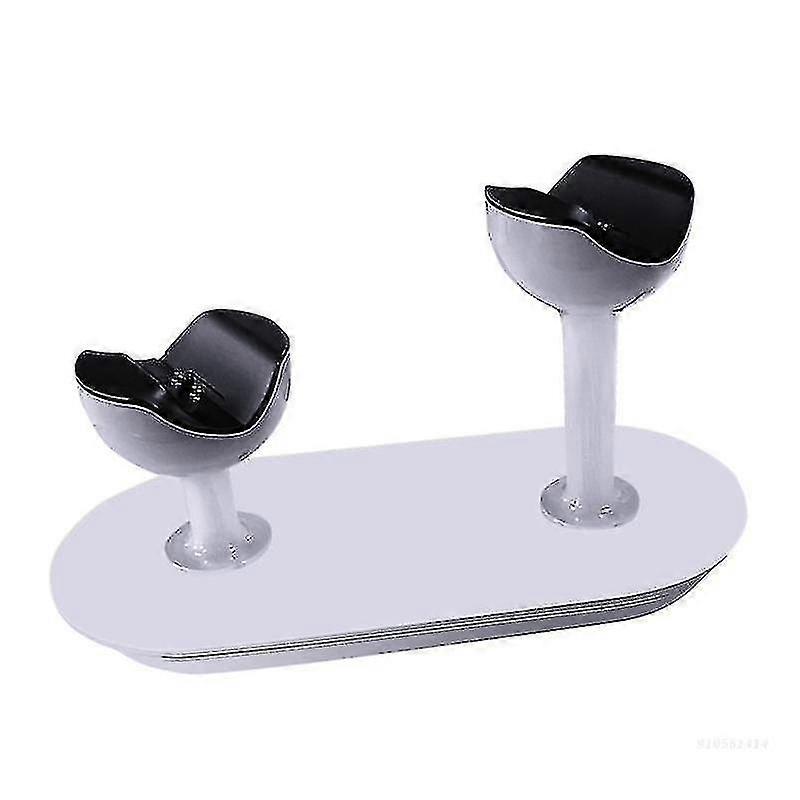 Dual Controller Charger Holder Stand Compatible With Ps5, Wine Glass Shaped Charging Dock Station With Led Indicators