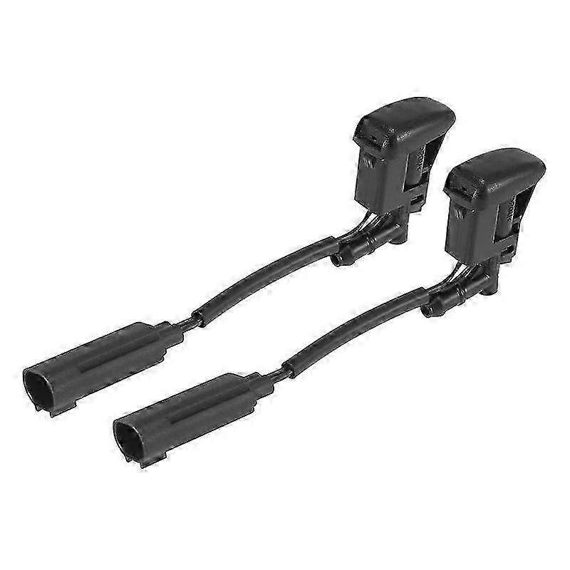 1Pair New Windshield Heated Washer Sprayer Nozzle Jet 61667110851 compatible with - 1-Series E81 E82 E87 X3 E83