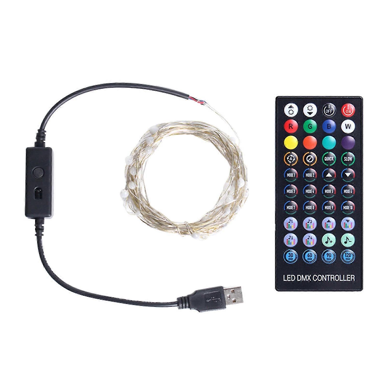 Led Christmas Day Mood Light String Decorates A Unique Christmas Tree