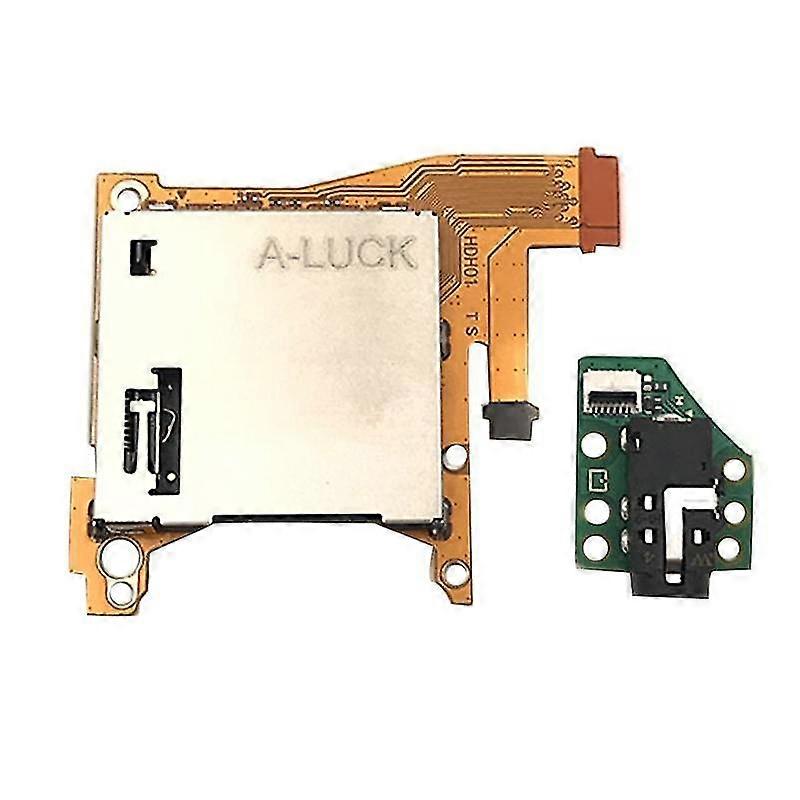 For Switch Lite Game Card Slot Reader With Headset Audio Jack Socket Board Replacement For Ns Switc