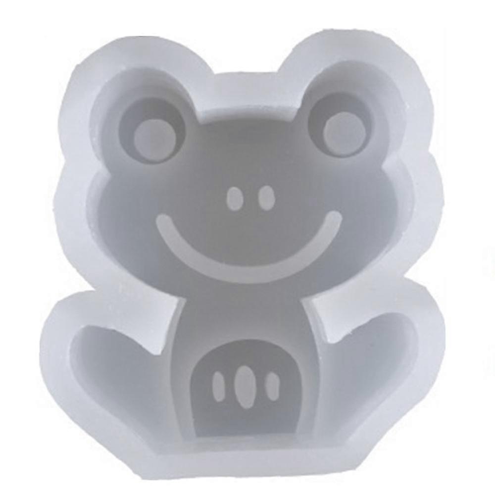 Moule en silicone animal, moule à bougie en silicone diy, moule 3D (grenouille)