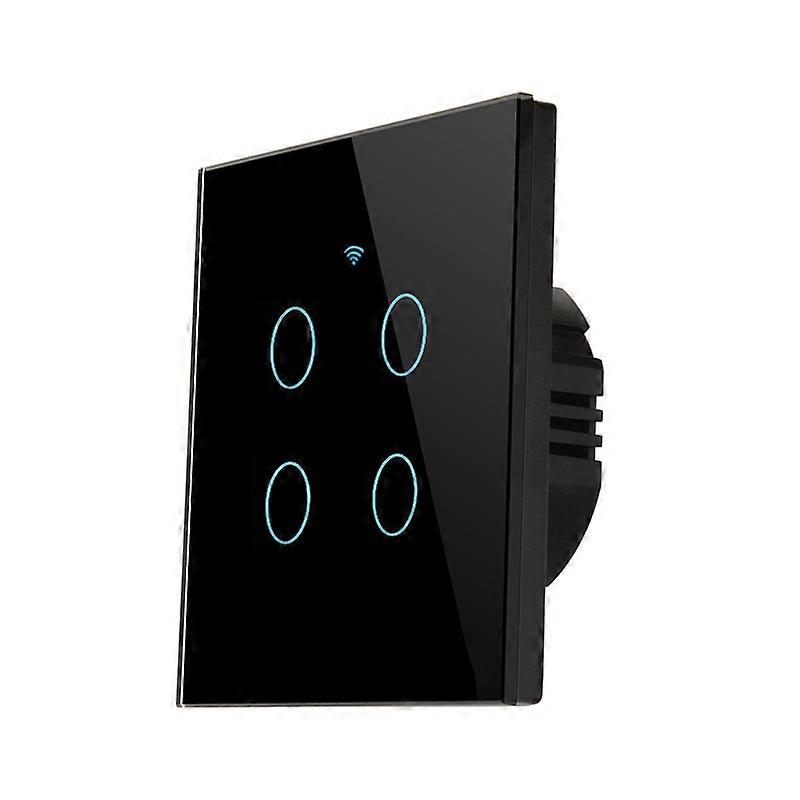 2/3/4 Gang Smart Light Switch Tuya Touch App Control INGEN nøytral ledning kreves