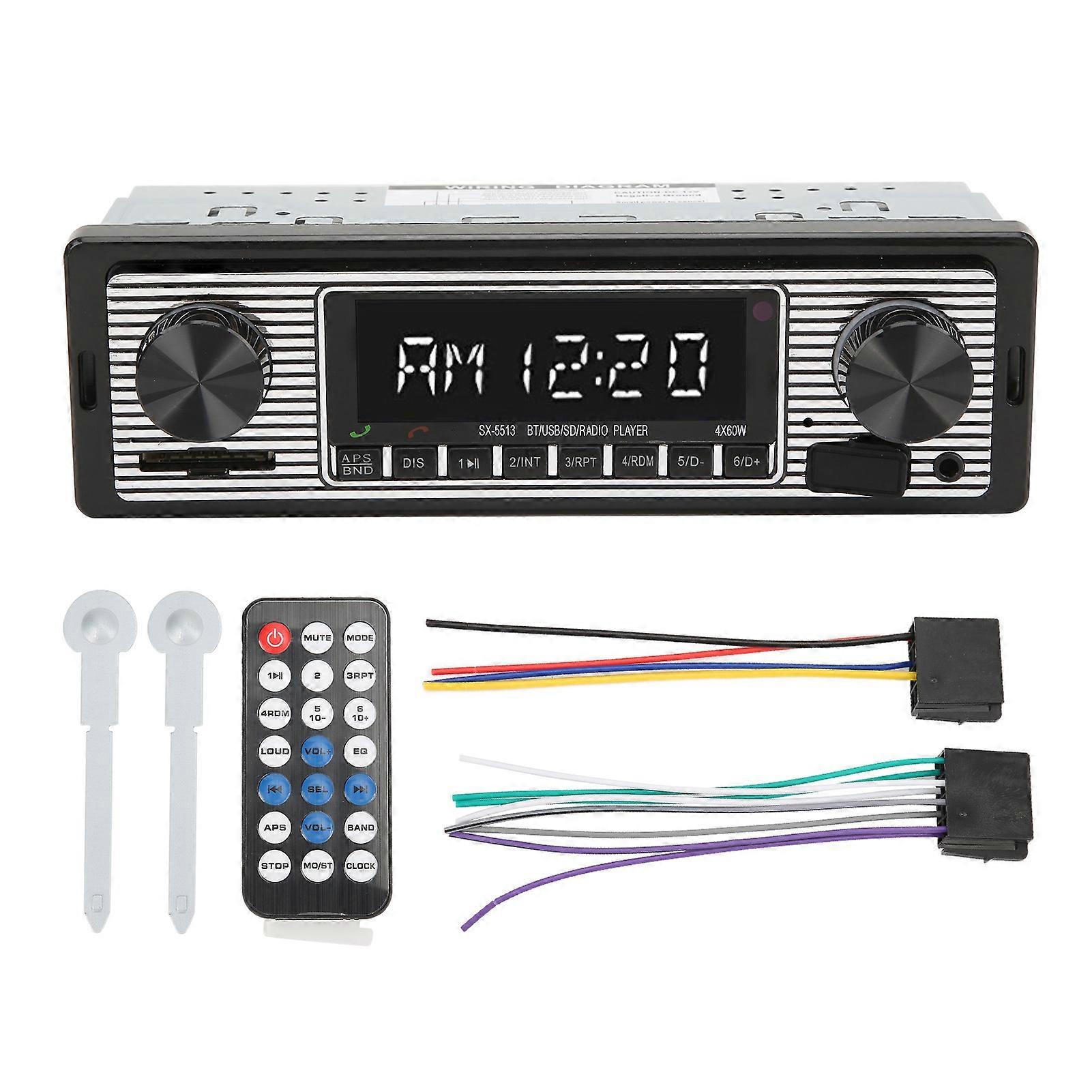 Autoradio-Radio-Audioempfänger Multimedia-Player 92 dB 4 Ohm 150–20000 Hz mit Fernbedienung Universal
