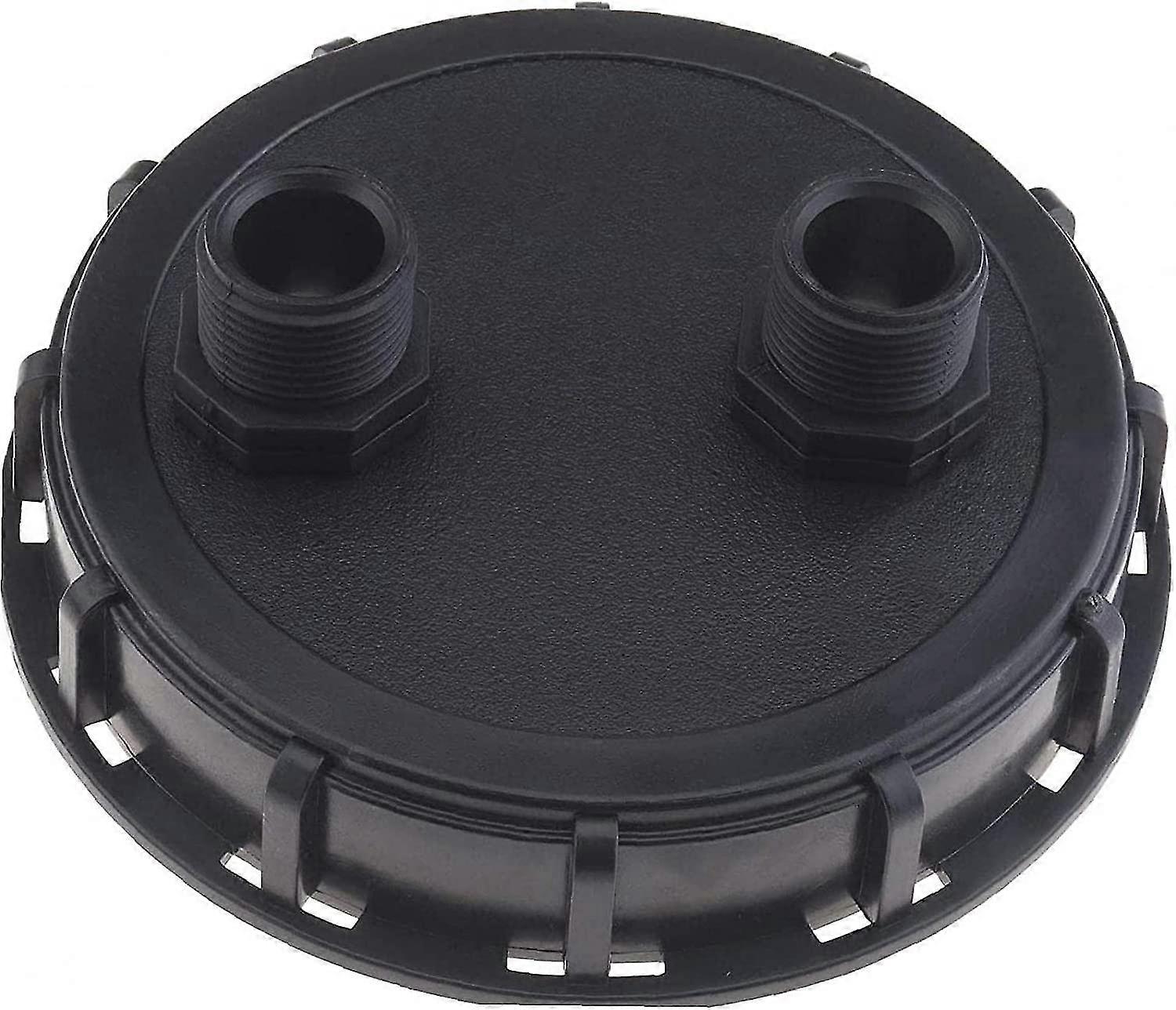 Vented Lid 165mm Dia With 32mm Coarse Male Thread Double Vent Holes For Ibc Ton Bucket Ibc Tank Adapter Connector Barrels Fitting Parts Watering Equip