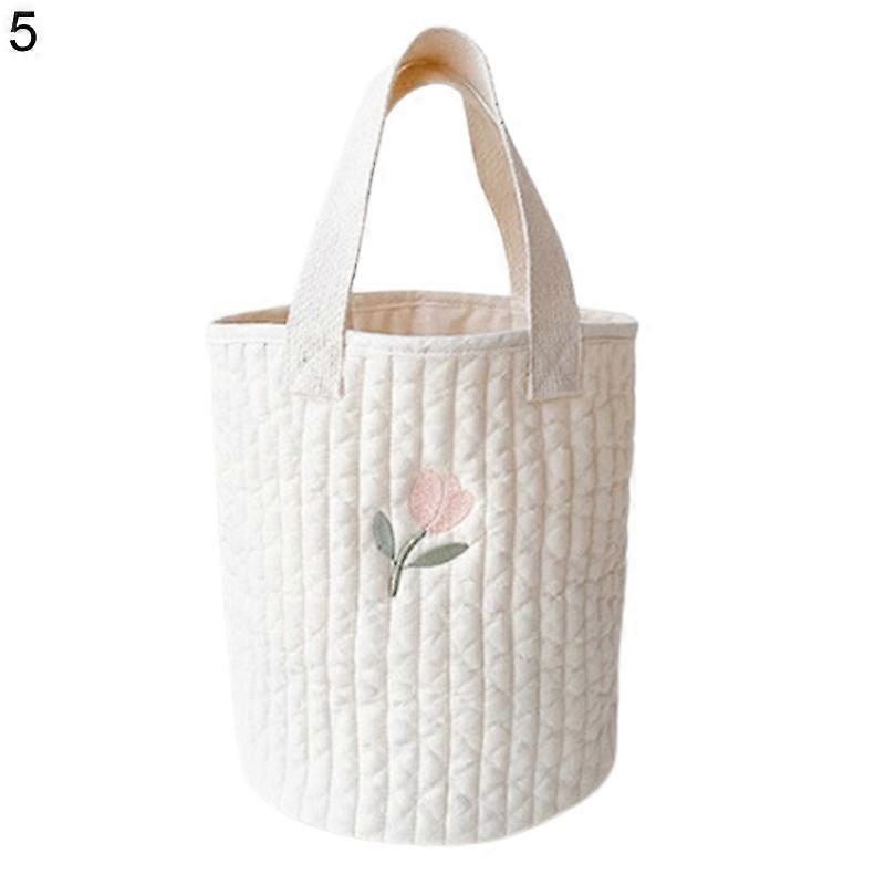 Baby Bottle Bag Cute Pattern Print Load Bearing Widely Applied Nappy Bag Baby Diaper Totes for Daily Use