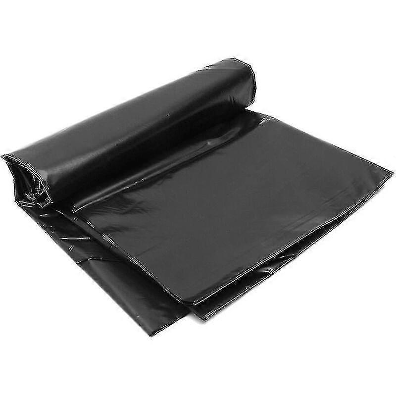 3 * 3m Black Hdpe Fish Pool Pond Liner Corrosion / UV Résistance