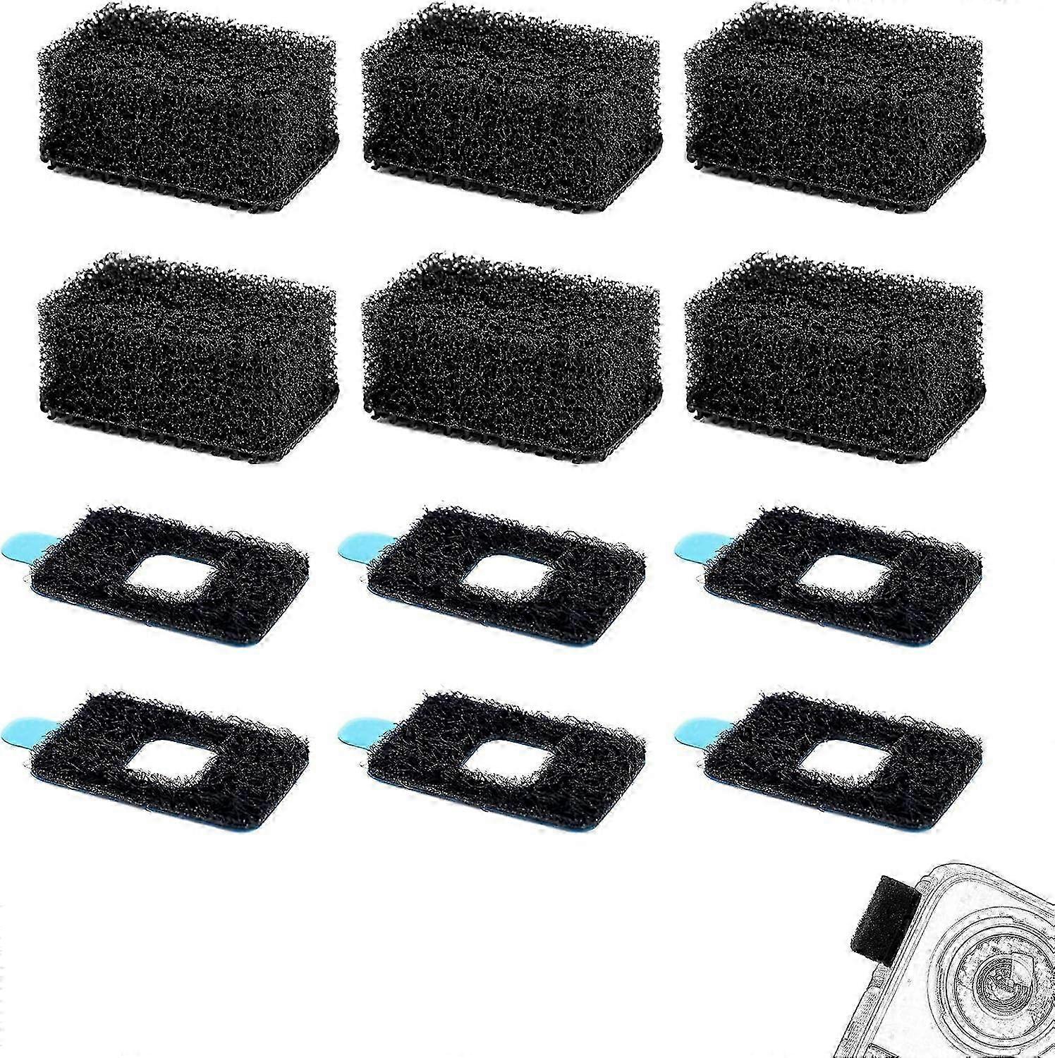 6 Stück Mikrofon-Muff für Insta360 X4 Mikrofon-Windschutz, Mikrofon-Windschutz-Schaum