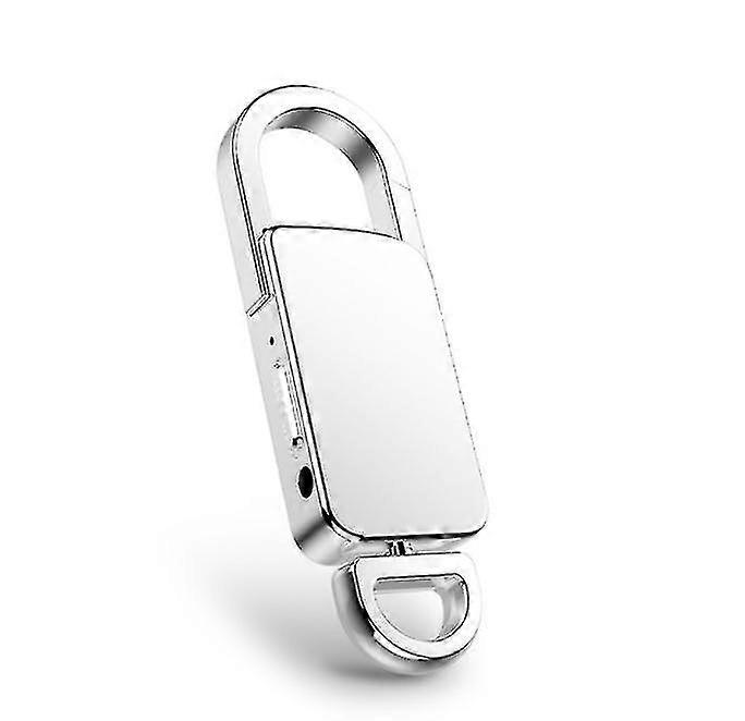 Keychain Recorder, Active Recording Usb Flash Drive, Mp3 Player-4gb(silver)