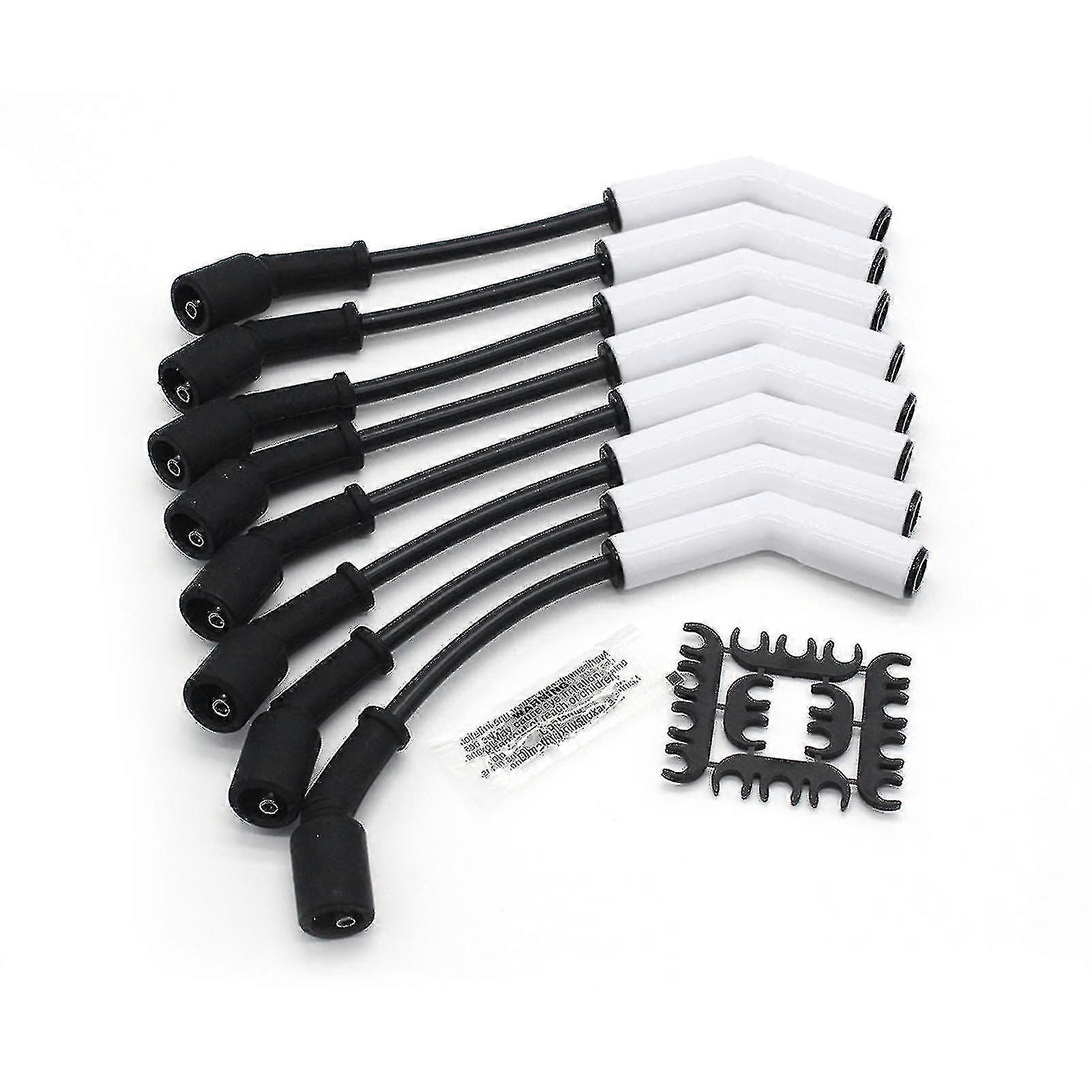 Accel 9070c Spark Plug Wire Set - Extreme 9000 Ceramic Boot - compatible with Gm Ls3/ls4/ls7/lt Engines-A