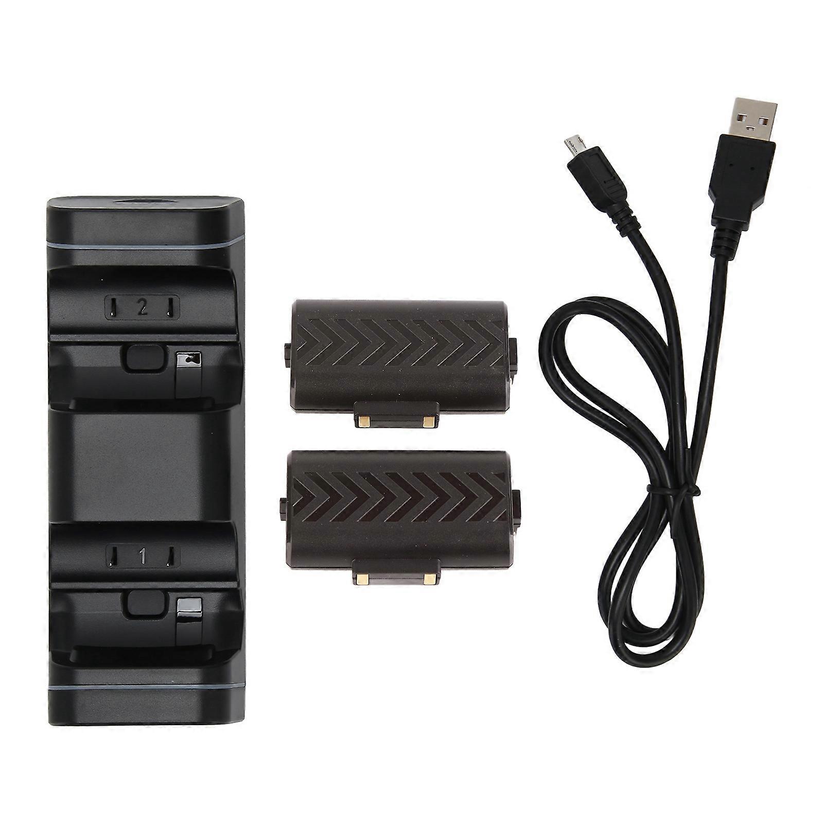 Controller Charging Station Professional Dual Charging Dock with 2pcs 800mAh Rechargeable Battery for Xbox Series X S