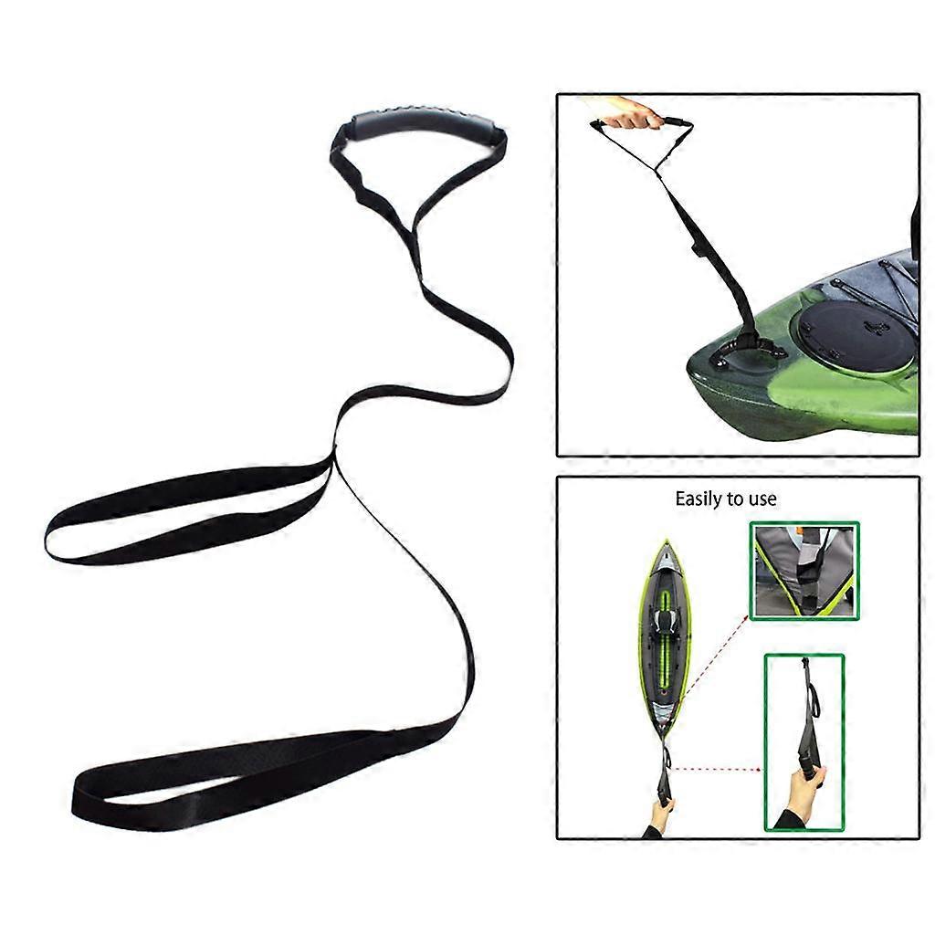 Kayak Stand Up Assist Strap Drag Handles Boat Standing Rope SUP Pulling Cord 20-40inch