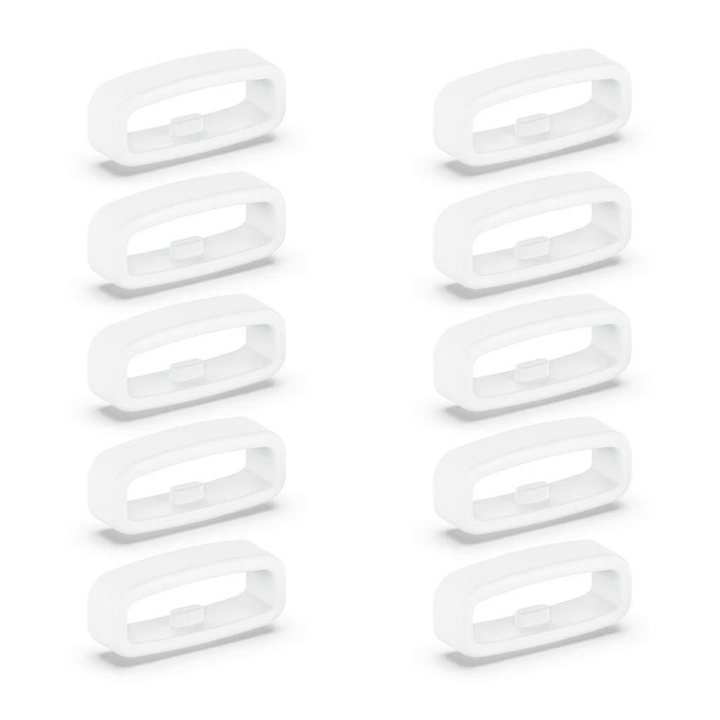 Suporte de pulseira de relógio de pulso de silicone com fecho de anel 18 mm/20 mm/22 mm com presilhas para cinto