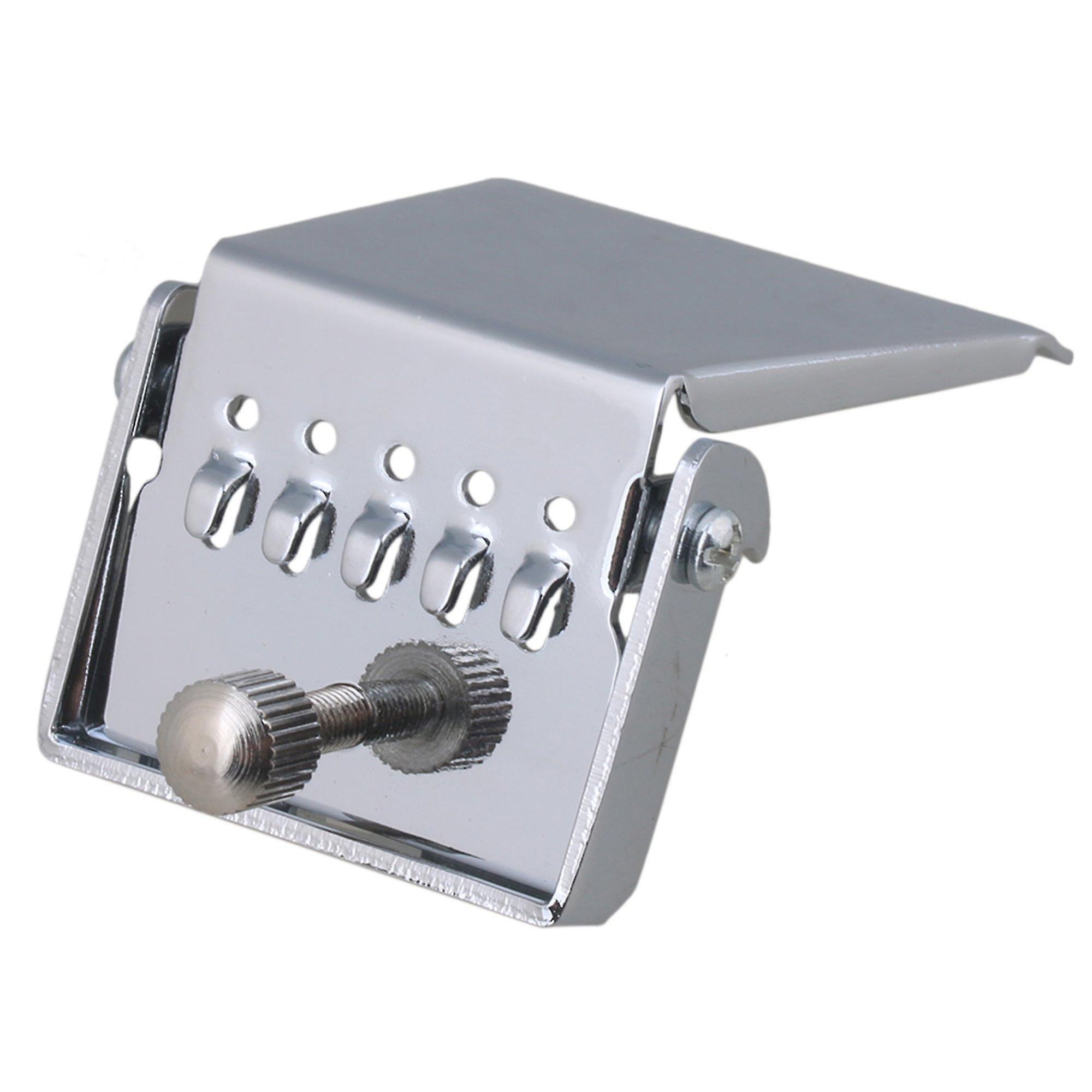 Guitar Fittings Parts Chrome Plate L71 W36mm Banjo Tailpiece For 5 String Banjo Part