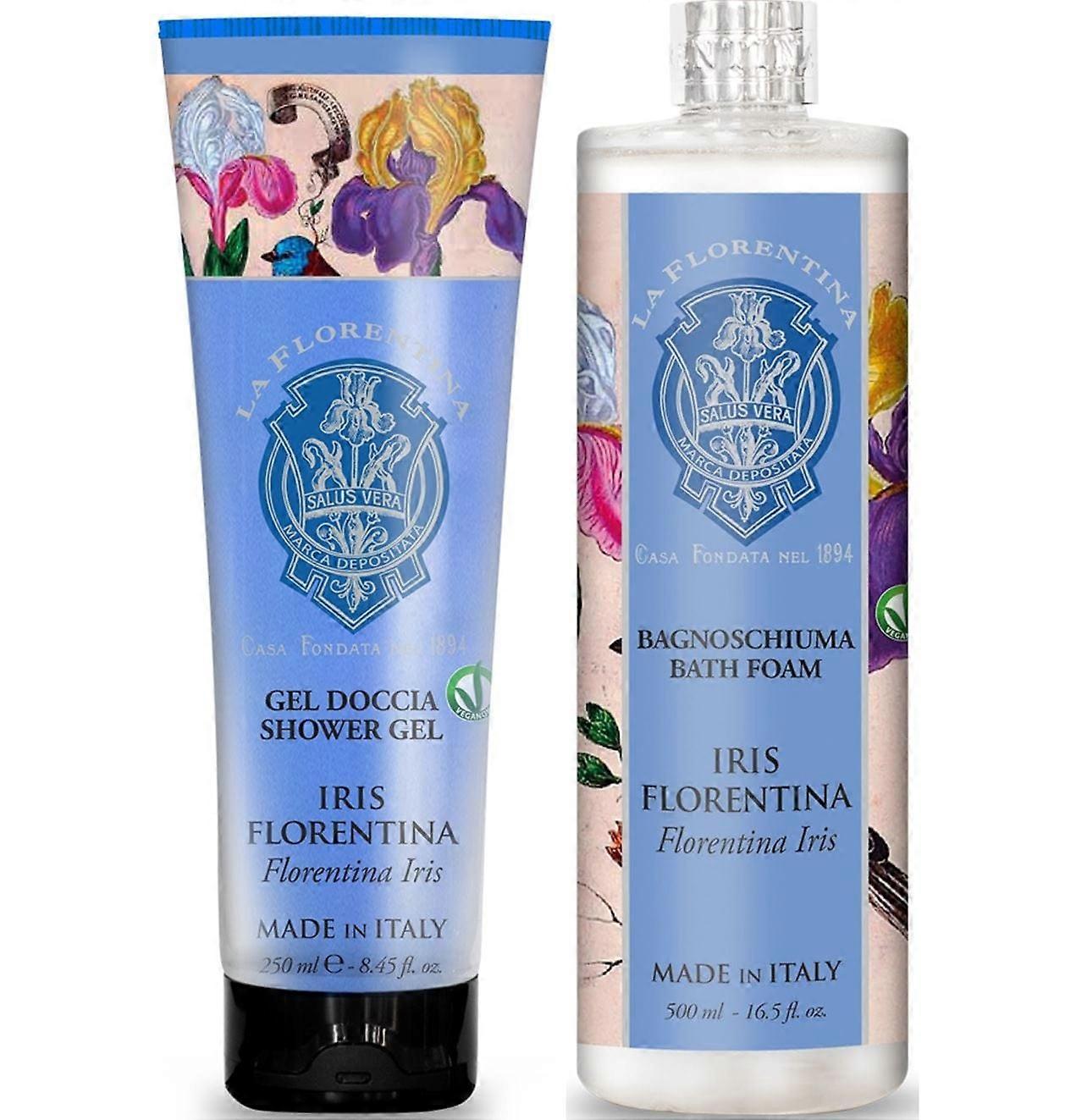 La Florentina Iris Bath Foam & Shower Gel Set