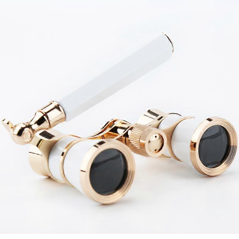 Metal Opera Binoculars Opera Glasses Coated Lens Binoculars With Handle suitable for unisex