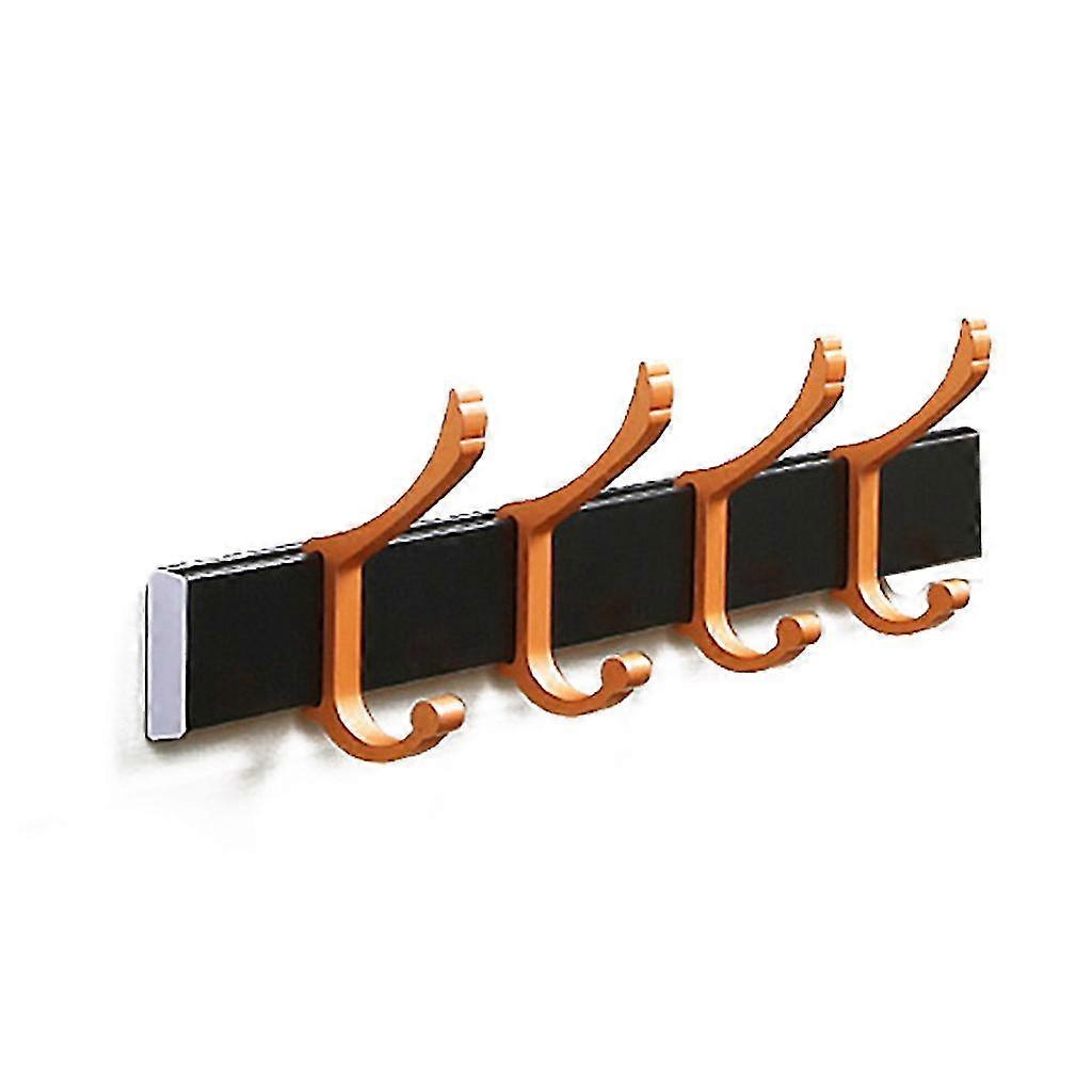 Multi-hook Hanger Over Door Hooks Space Aluminum Towel Rack Coat Hat Hooks