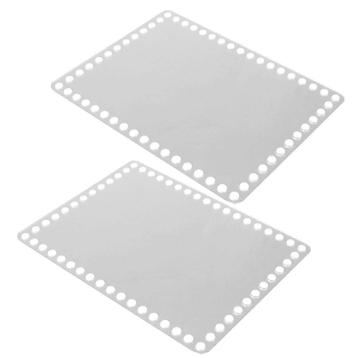 Acryl-Taschen-Webbrett, klare, transparente quadratische Form, leere Häkelkorb-Basis, Acryl, DIY-Zubehör, Heimhandwerk