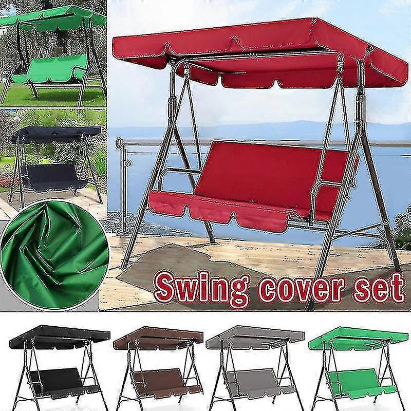 3 مقعد الستائر الأرجوحة مقعد وسادة غطاء مجموعة الفناء سوينغ كرسي أرجوحة استبدال حديقة للماء