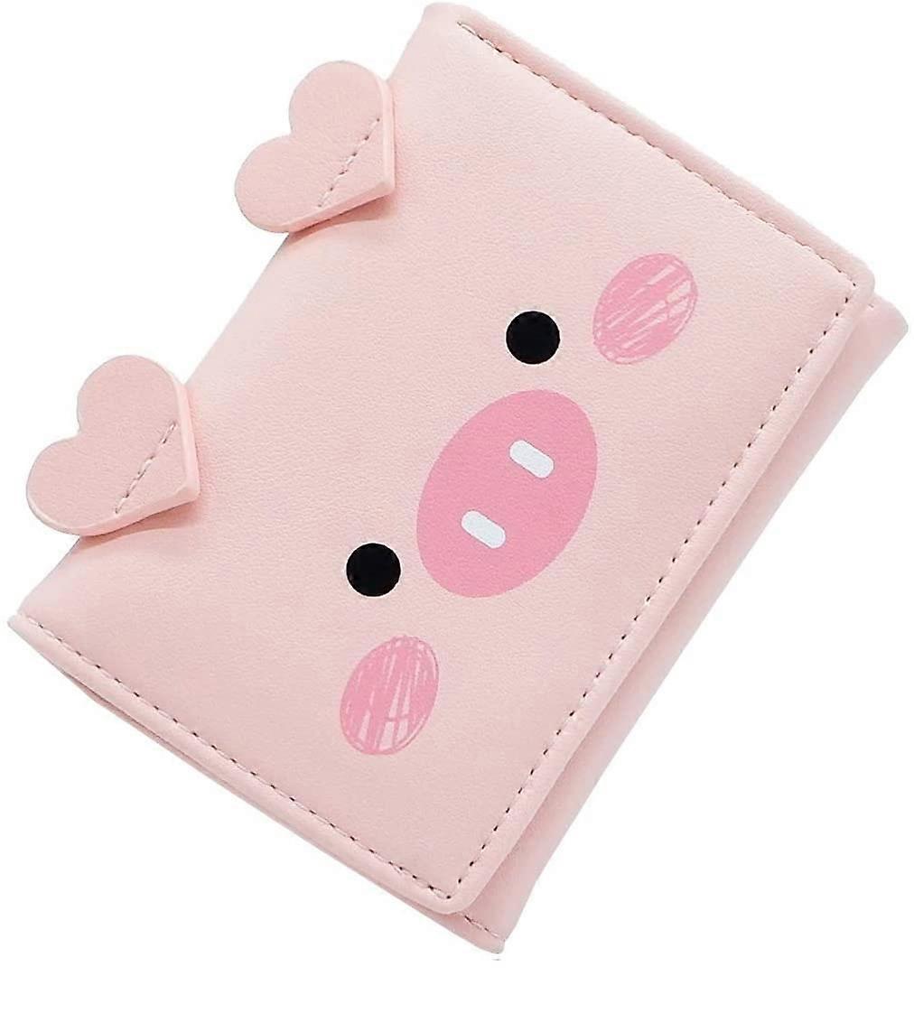 Damen Leder Tri-Fold Geldbörse