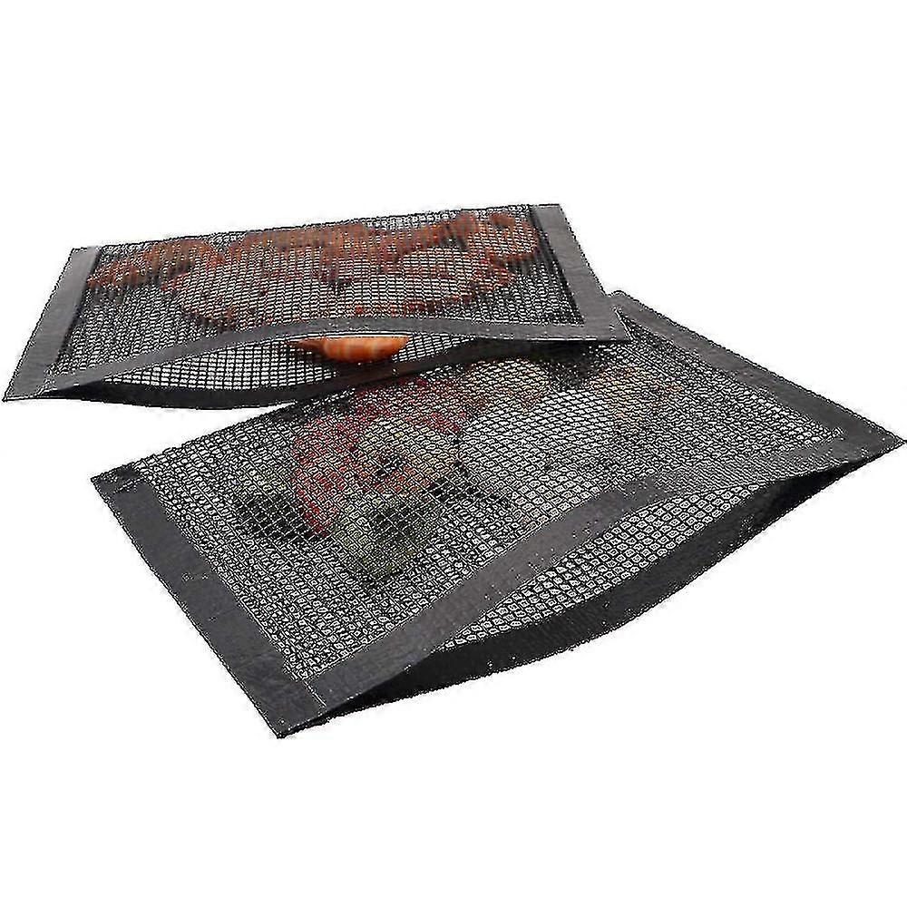 Bbq Mesh Grill Bags - Reusable Grilling Pouches For Charcoal, Gas, Electric Grills & Smokers - Heat-resistant JU