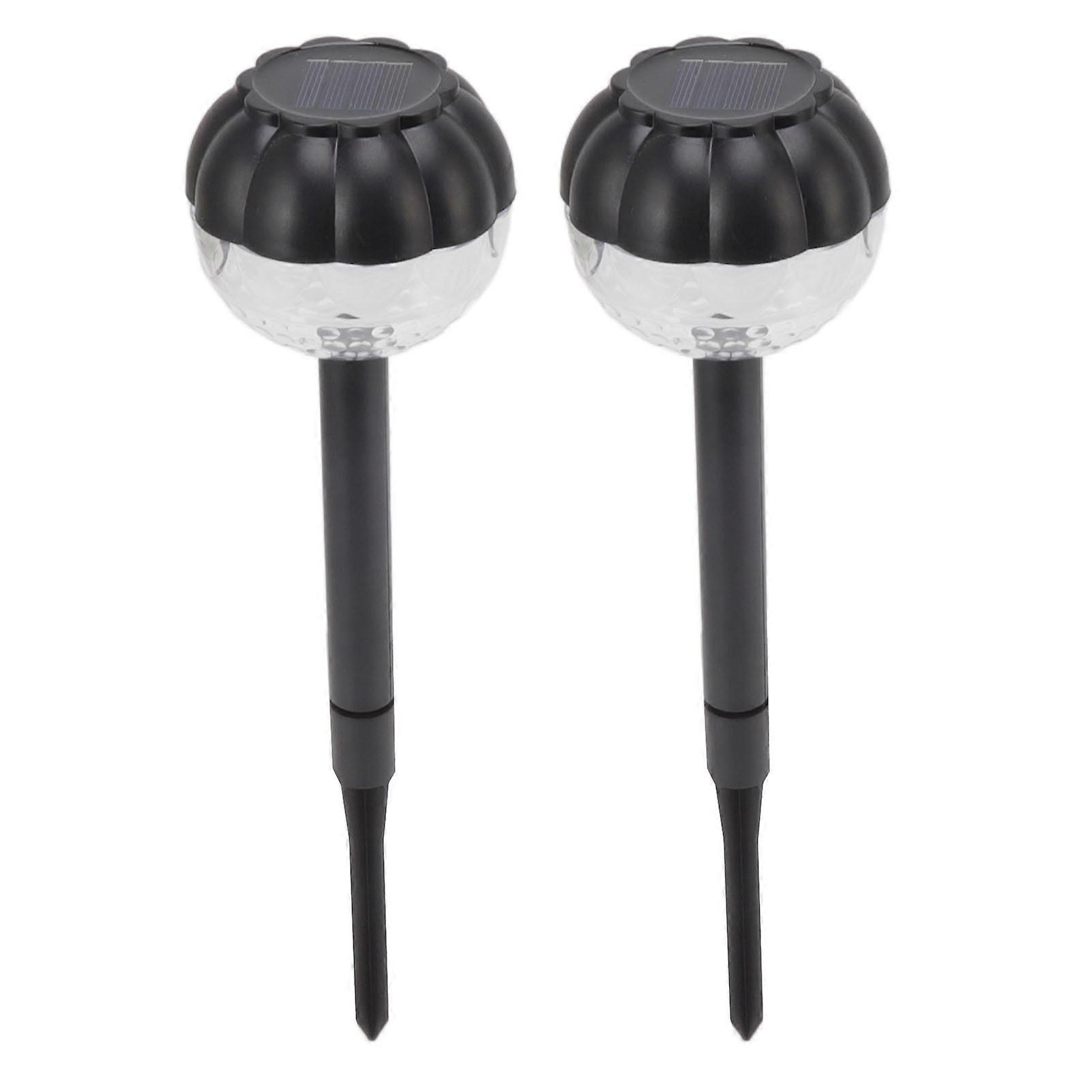 4-in-1 Solar Lawn Lamp with Yellow Pathway LED ABS Construction IP65 Waterproof 400mAh NiMH Battery