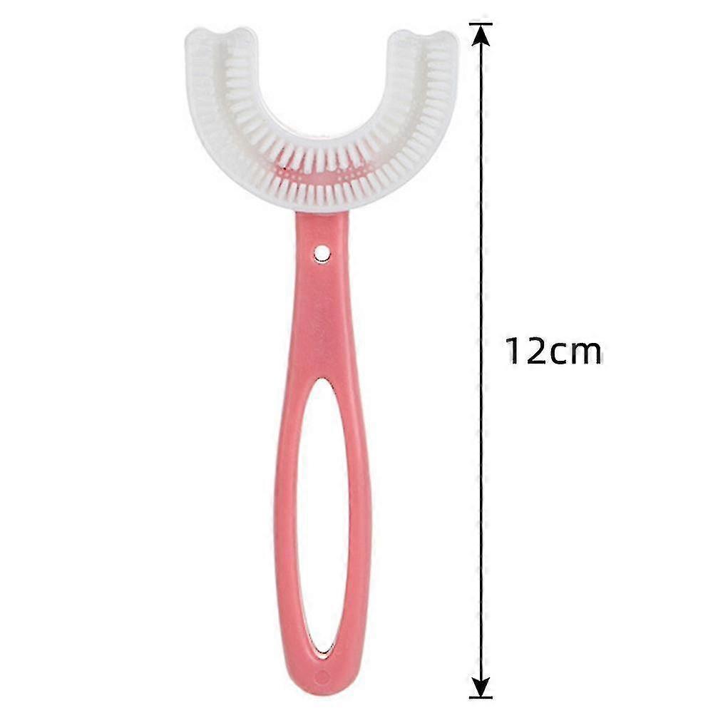 2-12 Years Kid Toothbrush Teeth Silicone U-shaped Brushing