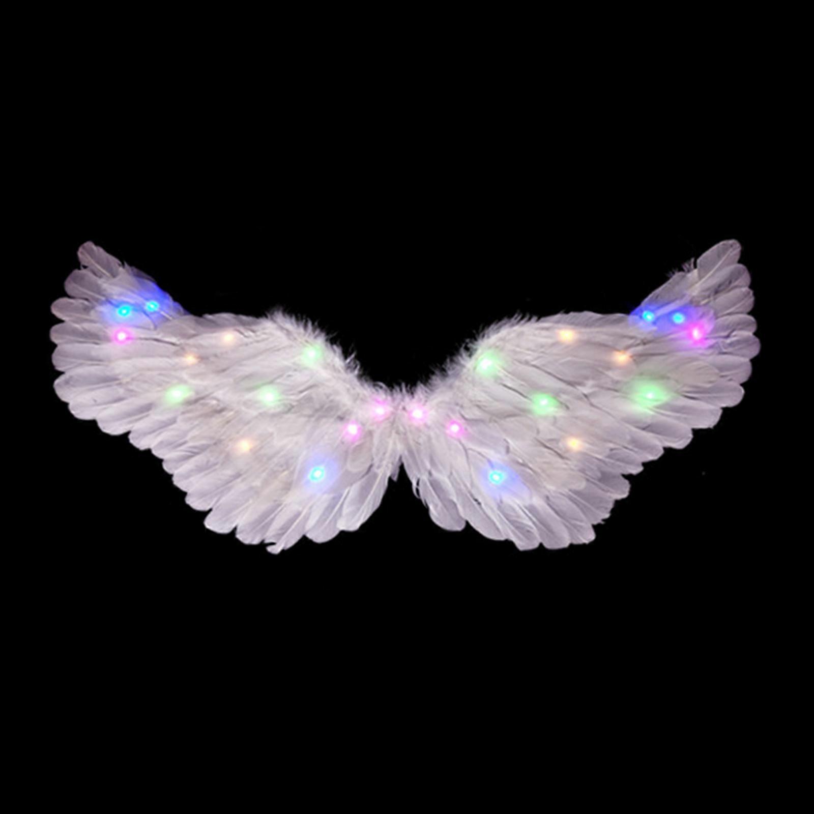 Angel Wings White feather stage wing luminous style