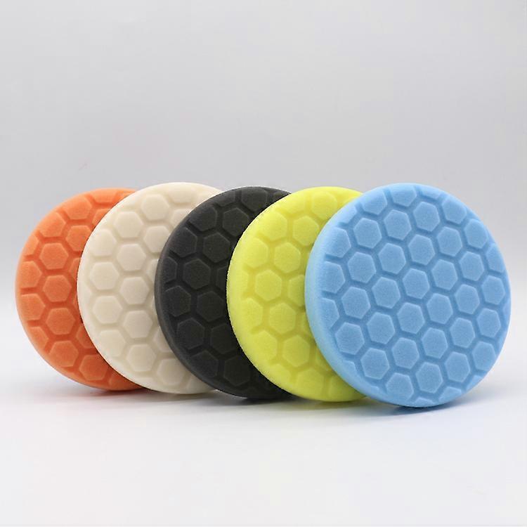 Set of 5 bonnets for polisher - 165 mm