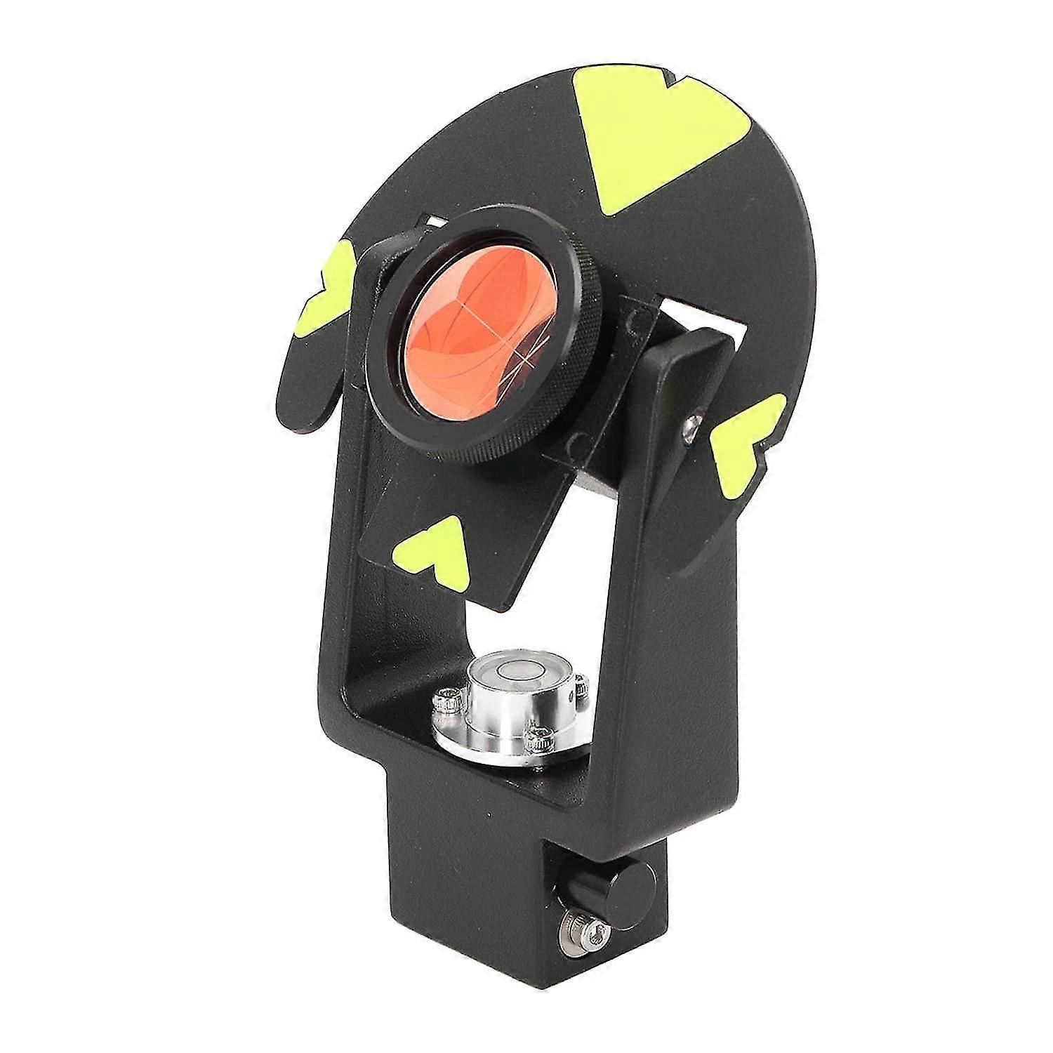 Total Station Surveying Mini Prism with Bracket - 17.5mm Offset, K9 Crystal Glass Reflect Retro Prism and Target System for Leica Total Station