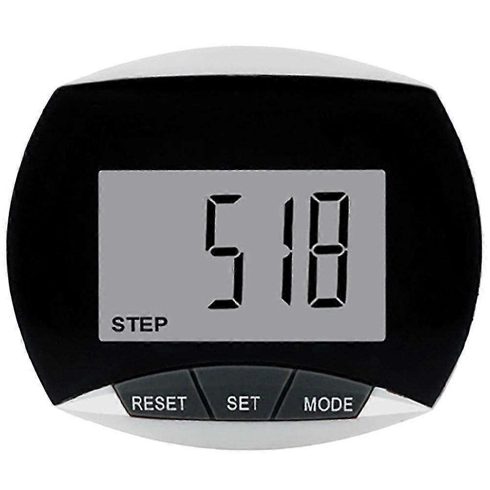 Multifunctional Pedometer with LCD Display and Belt Clip - Step Counter for Walking and Exercise