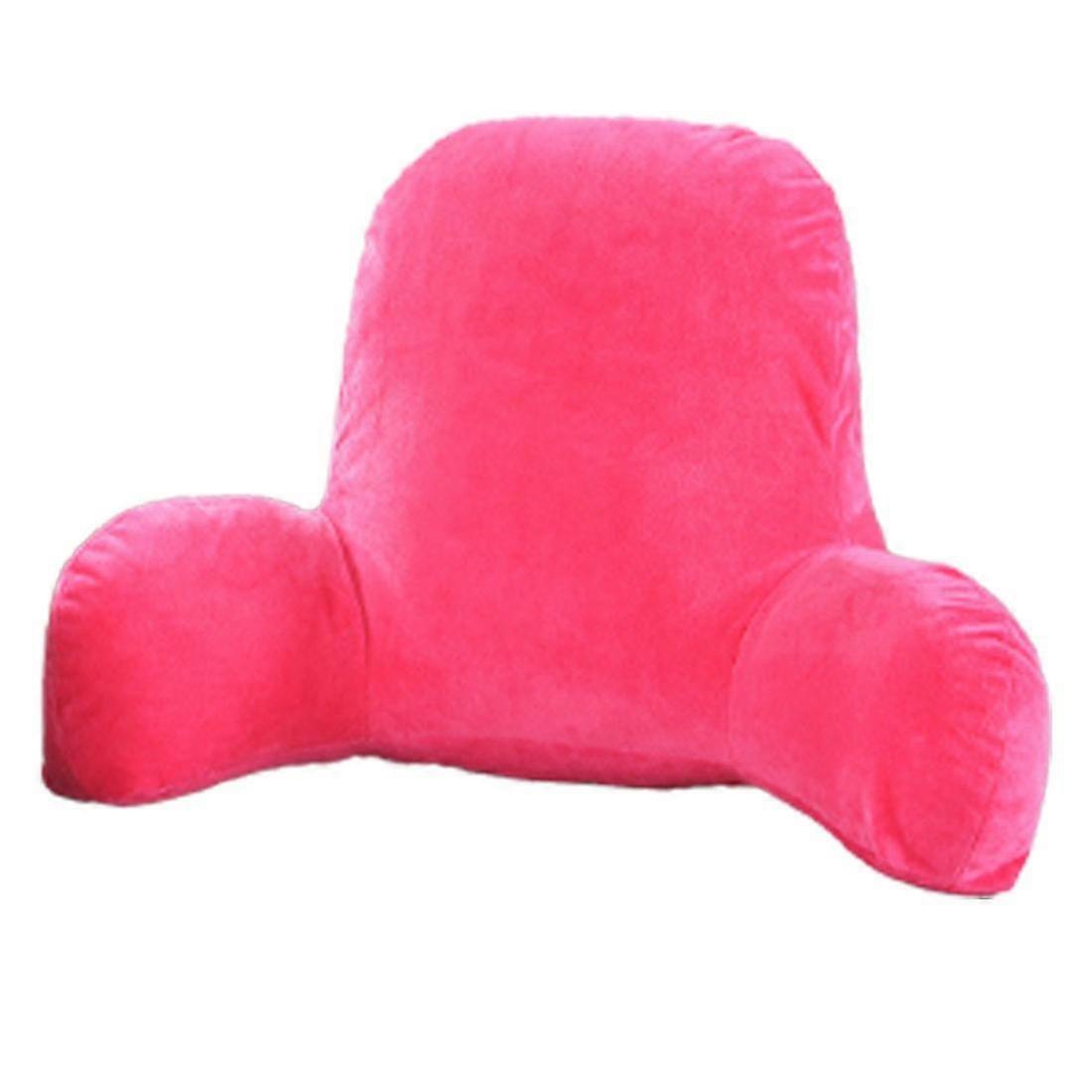 Plush Big Backrest Reading Rest Pillow Lumbar Support Chair Cushion With Arms, Ideal Backrest For Books Or Gaming 1pcs-d