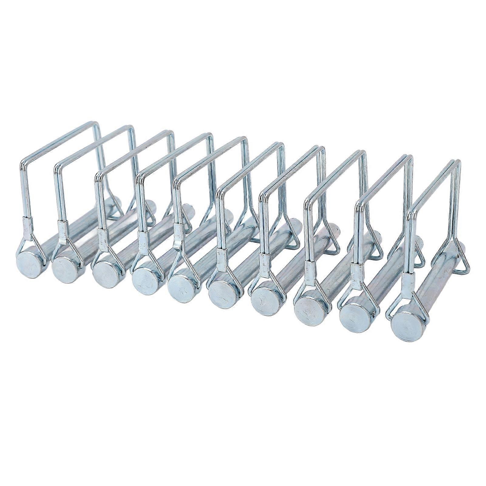 10Pcs Trailer Hitch Pin 5/16 Inch Rust Resistant Reliable Stable Trailer Coupler Pin for Hooks Power Output Shafts