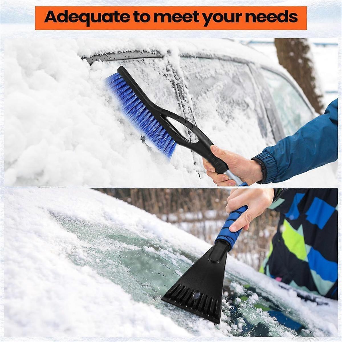 Detachable Car Ice Scraper Car Snow Sweeping Shovel with Handle Cleaning Scraping Tool Ice Scraper