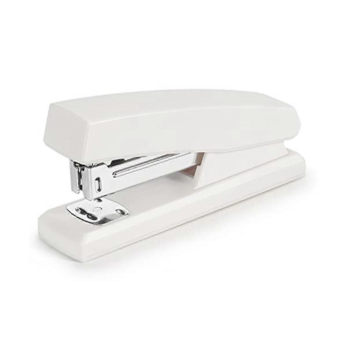 Stapler, Office Stapler, Stapler for Desk Portable Durable Staplers (White)