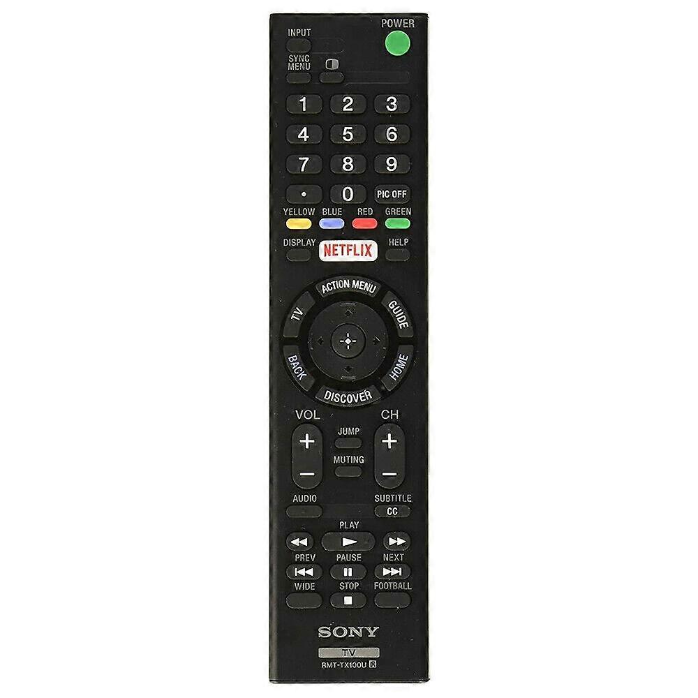 RMT-TX100U For Sony Netflix TV Remote Control KDL55W800C XBR-75X880C