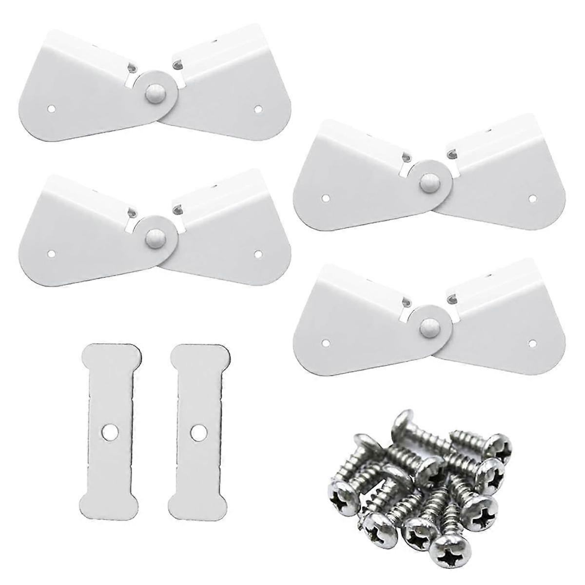 4 Pack Gutter Downspout Extensions Gutter Hinges Downspout Extension for Rectangle or Square Downsp