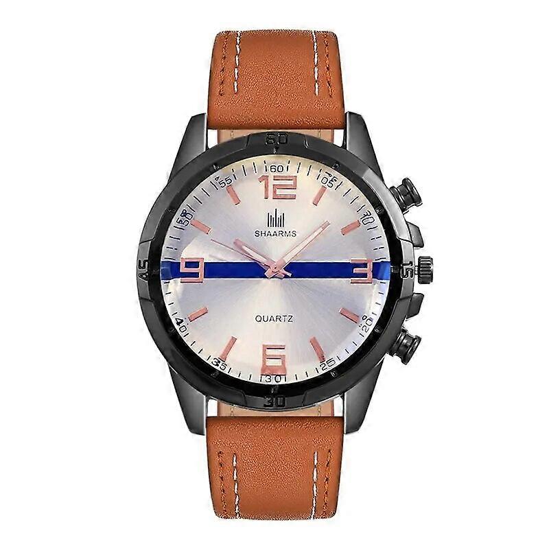 SHAARMS Mens Watches Luxury Brand Big Dial Watch Men Waterproof