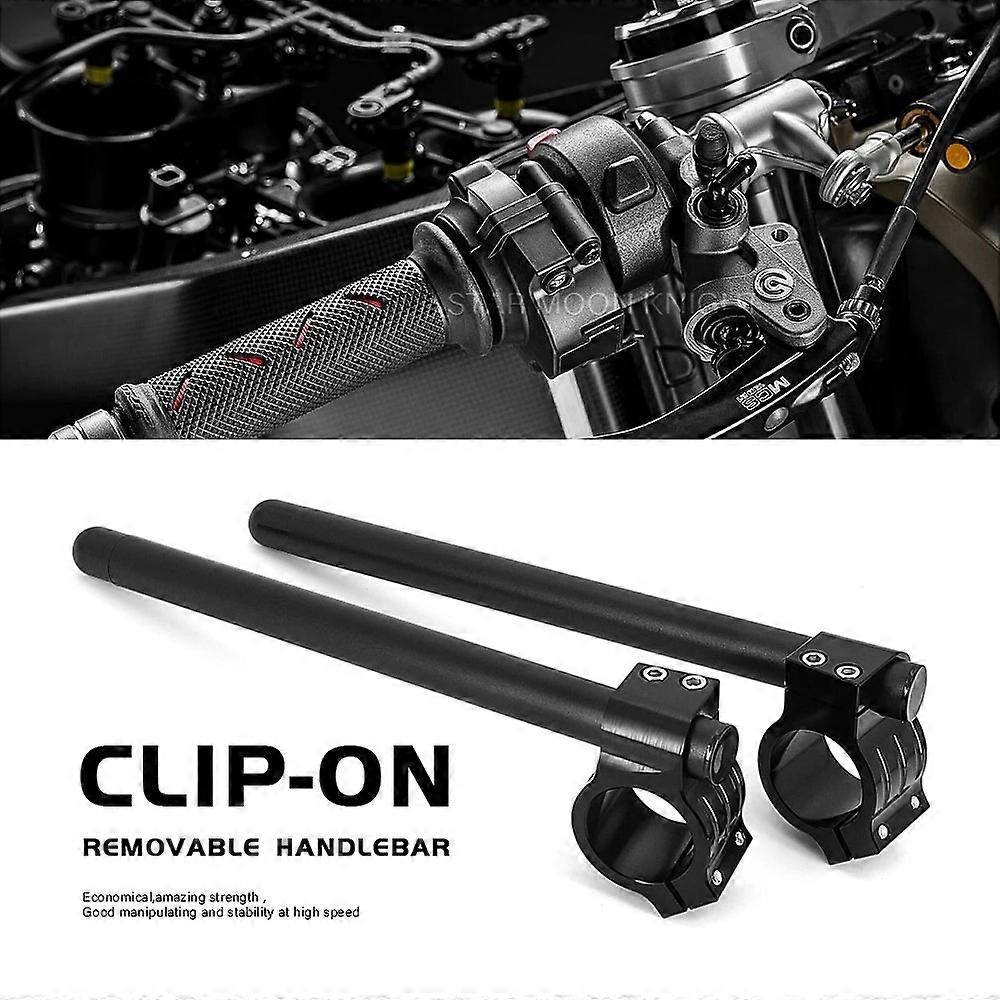 For Ducati 1299 959 Panigale V2 V4 Superbike 848 899 959 1198 1199 1299 Handlebar Racing Adjustable Clip On Ons Fork Handle Bar