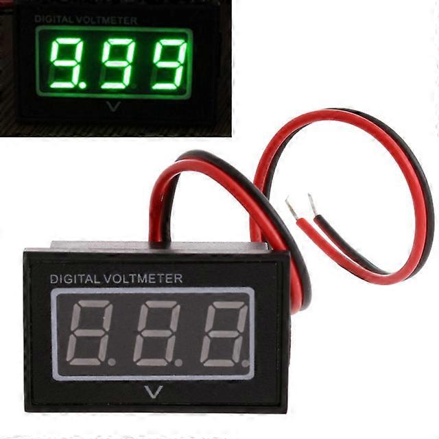 DC 3.0-30V Waterproof Battery Meter Auto Car Gauge Digital Voltmeter LED Blue