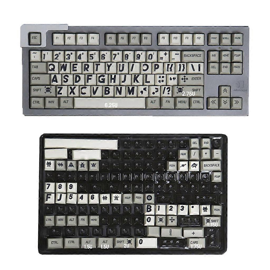 Keyboard Mouse Accessory Retro Programmer Keycaps for Gamers and Programmers