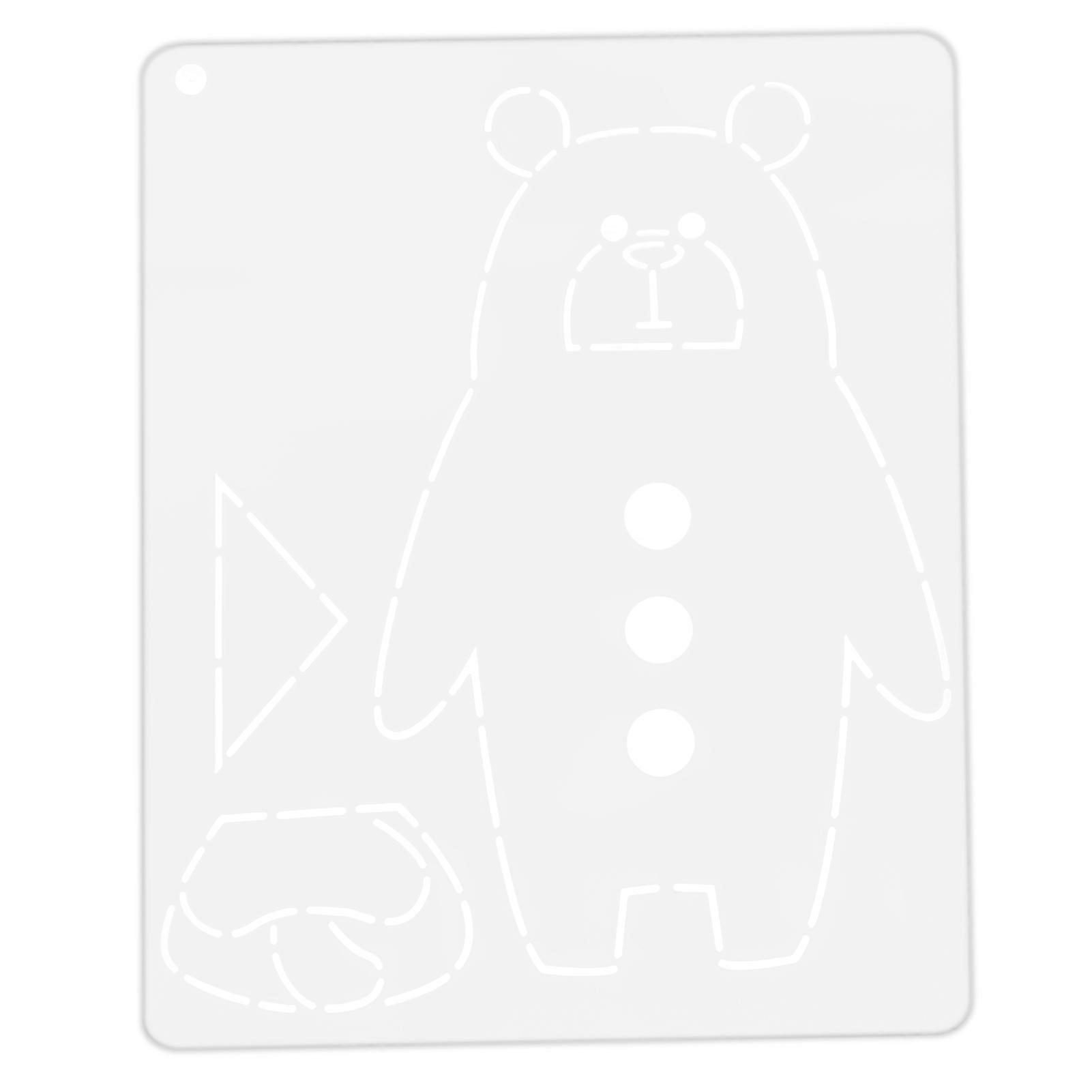 Hand-made Fabric Stencils Embroidery Patchworks Sewing Craft Templates for Beginner