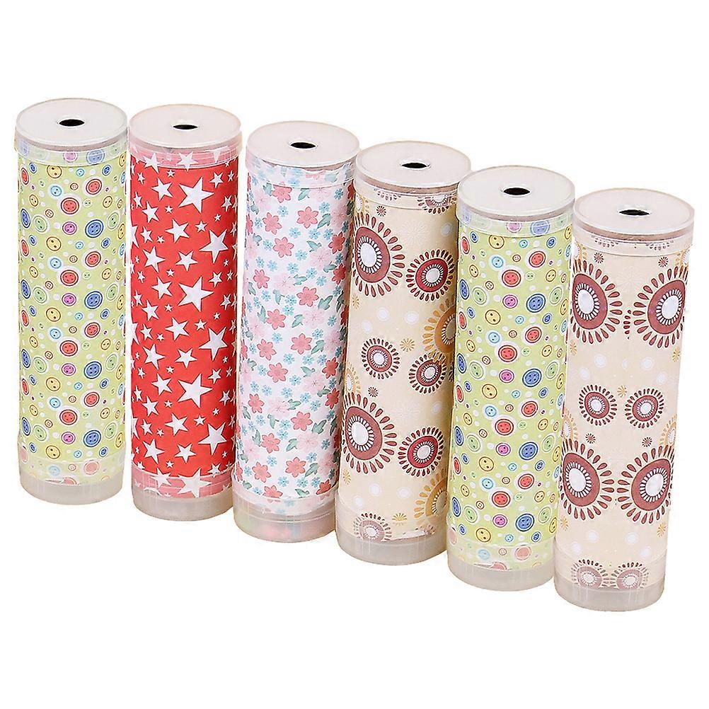 6 st papel para envolver regalos de navidad tuttle origami papper kalejdoskop hantverk gåva jul gynnar presentpapper jul