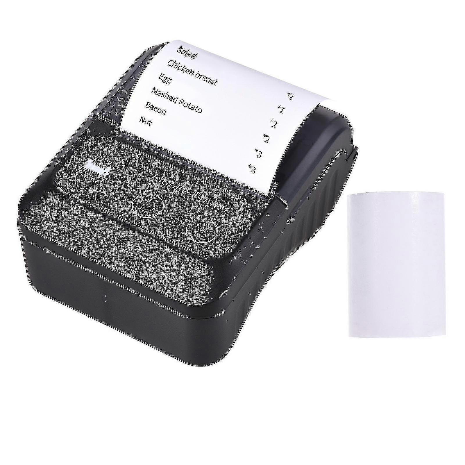 Tragbarer Thermobelegdrucker Wireless Bt Mini Beleg Beleg Pos Mobile Drucker. Esc / POS kompatibel mit Android iOS Windows