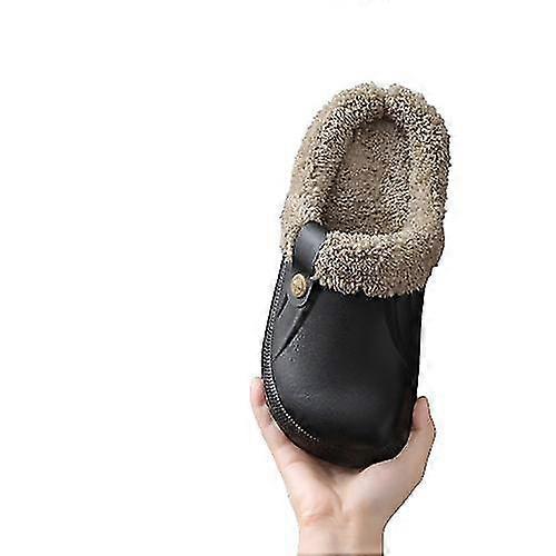 Tofflor Kvinnor Män Pälsfodrade träskor