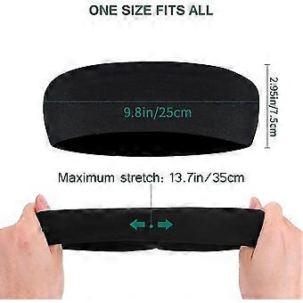 Ensemble Bandeau + 2 Bracelets Anti-transpiration En Coton – Idéal Pour Le Sport (basket, Running, Tennis)