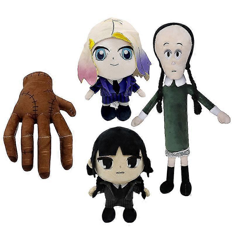 1 / 3 buc miercuri lucru de jucărie de pluș miercuri Addams Plush Soft umplute Plushie Doll Cosplay Anime cadou de pluș pentru kid